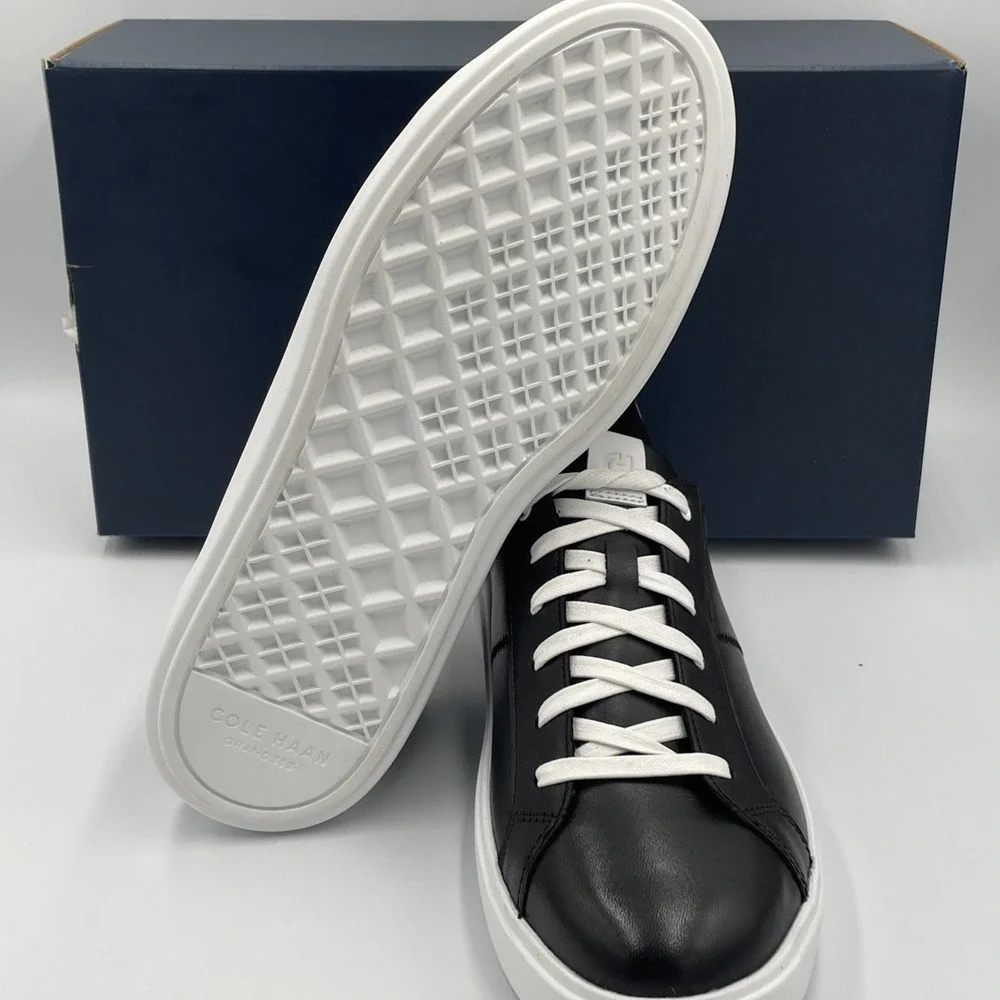 Cole Haan‎ Women's 10 Grand Crosscourt Coaster Sneakers Black / White New W32150